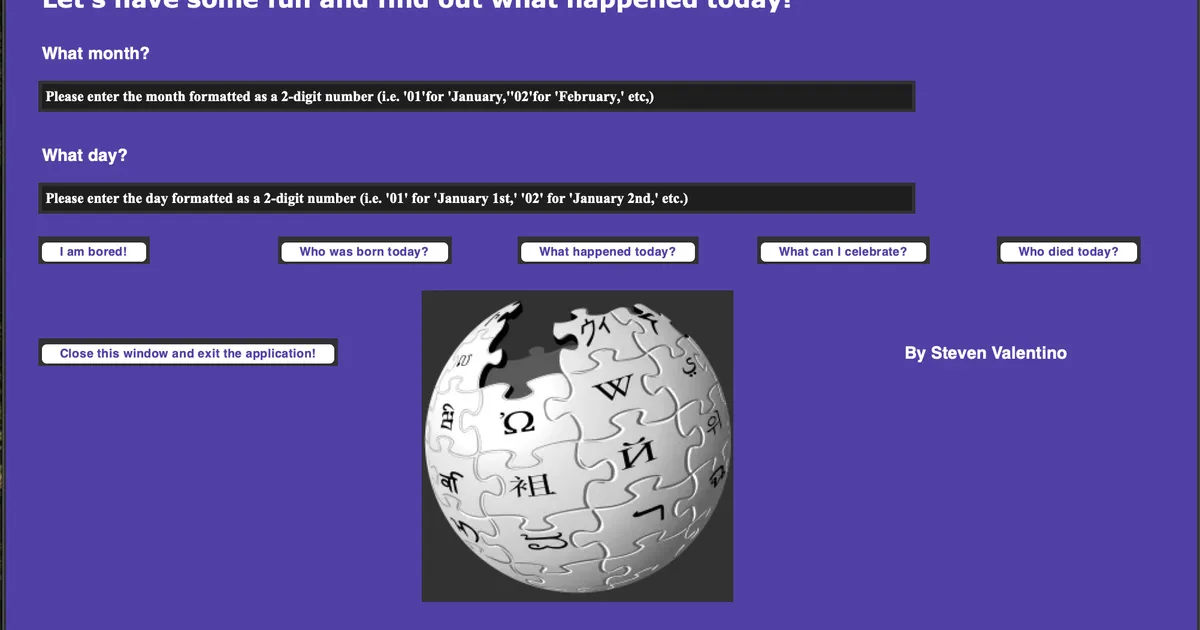 Wiki Info App